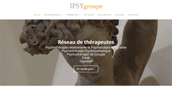 Desktop Screenshot of ipsygroupe.fr